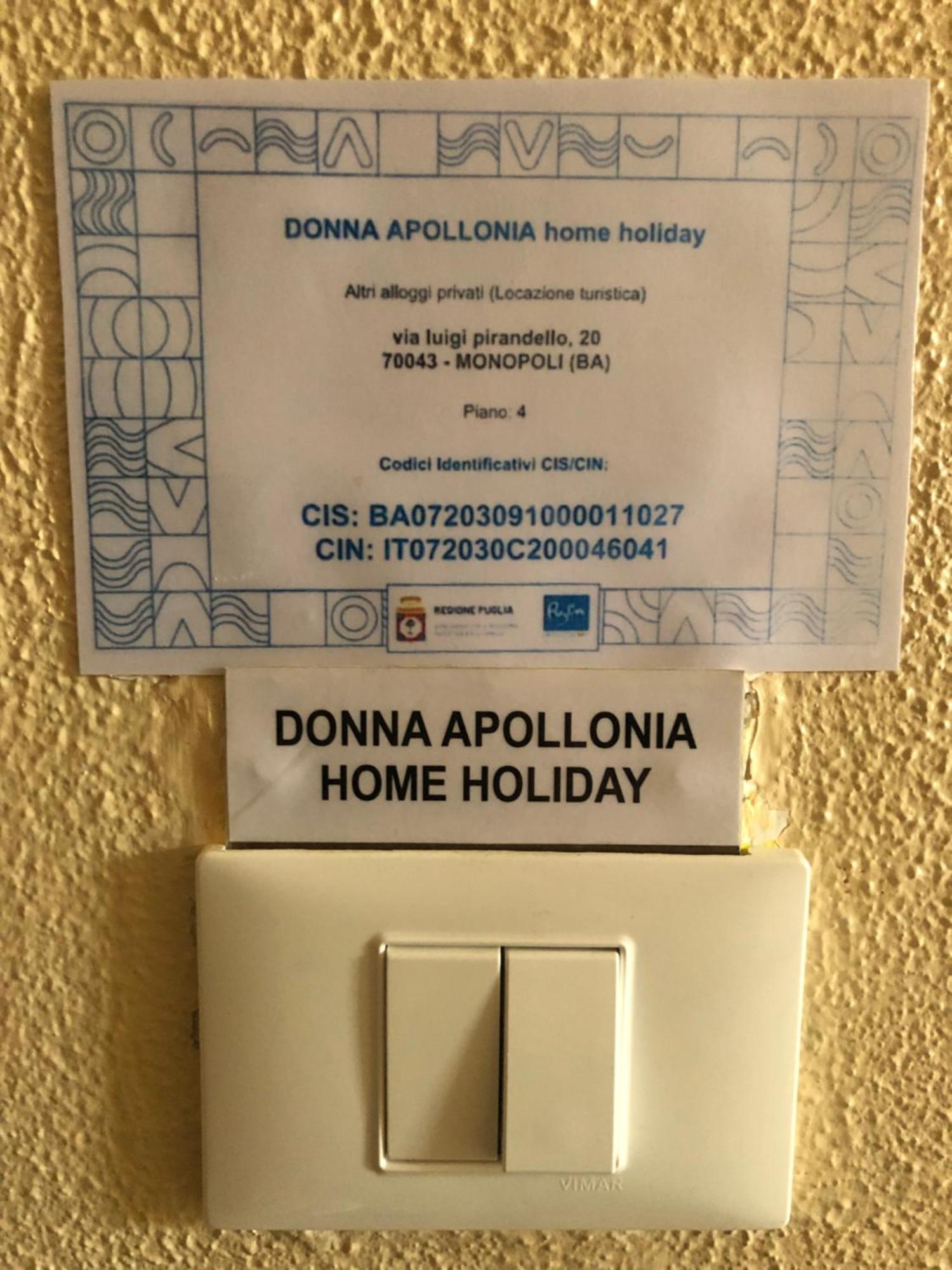 Donna Apollonia Home Holiday Monopoli Exterior photo